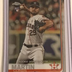 2019 Topps Chrome Corbin Martin Rookie Debut RC #60 Astros 
