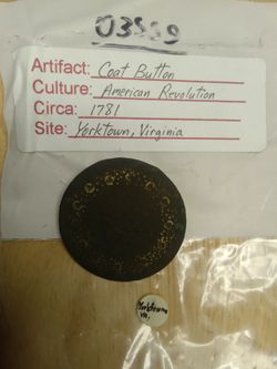 Antique American Revolution Coat Button