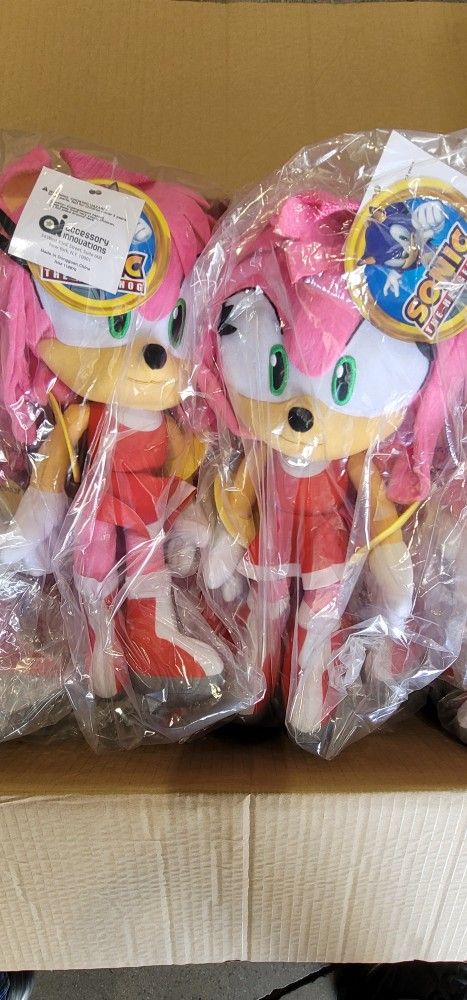 Reserved! Amy and Supersonic Plush Backpacks