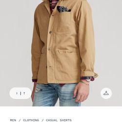 Mens Ralph Lauren Utility Shirt
