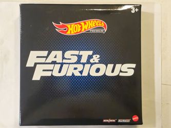 2022 HOT WHEELS PREMIUM . METAL/METAL REAL RIDERS . FAST & FURIOUS . 5 CAR BOX SET .