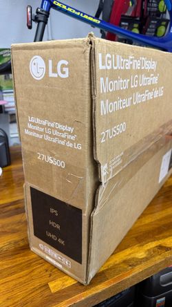 LG 27 in UltraFine 4k Monitor