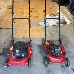 Two Lawnmowers  MTD and Murry