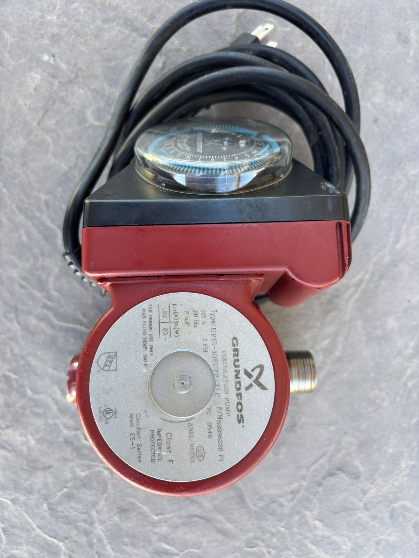 Grundfos Comfort UP15-10SU7P/TLC (contact info removed)8 P1 Non Submersible Circulation Pump