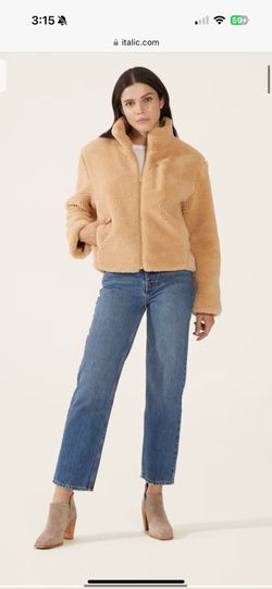 Italic Teddy Zip Jacket