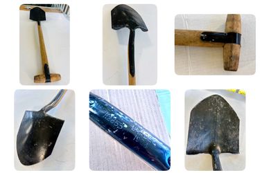 Vintage 1954 British Army Military GS Shovel – Brades Co Broad Arrow Marked
