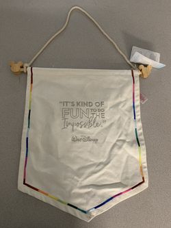 Disney Wisdom limited edition pin collector pennant