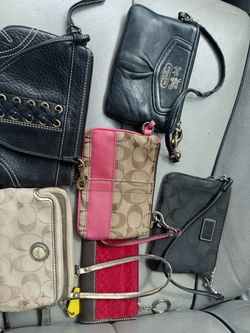 Small coach wristlets
