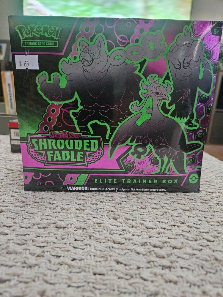 Pokemon Shrouded Fable Pokemon Center Elite Trainer Box PC ETB Exclusive SEALED