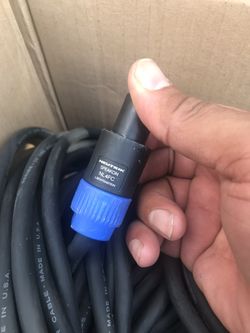 2 & 4 Core Speaker Cables with NEUTRIK Connectors