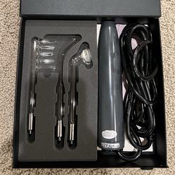 Handheld high-frequency facial wand machine