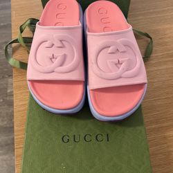 Gucci Platform Slides