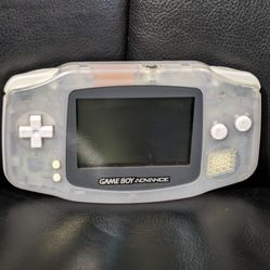 Nintendo Gameboy Advance Glacier Blue Clear - Available Games