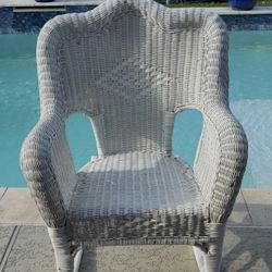 Vintage Wicker Rocking Chair