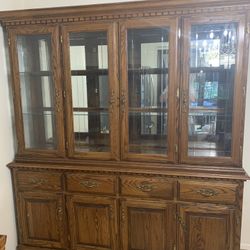 Oak China Cabinet