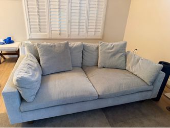 West Elm couch, Olive Green color