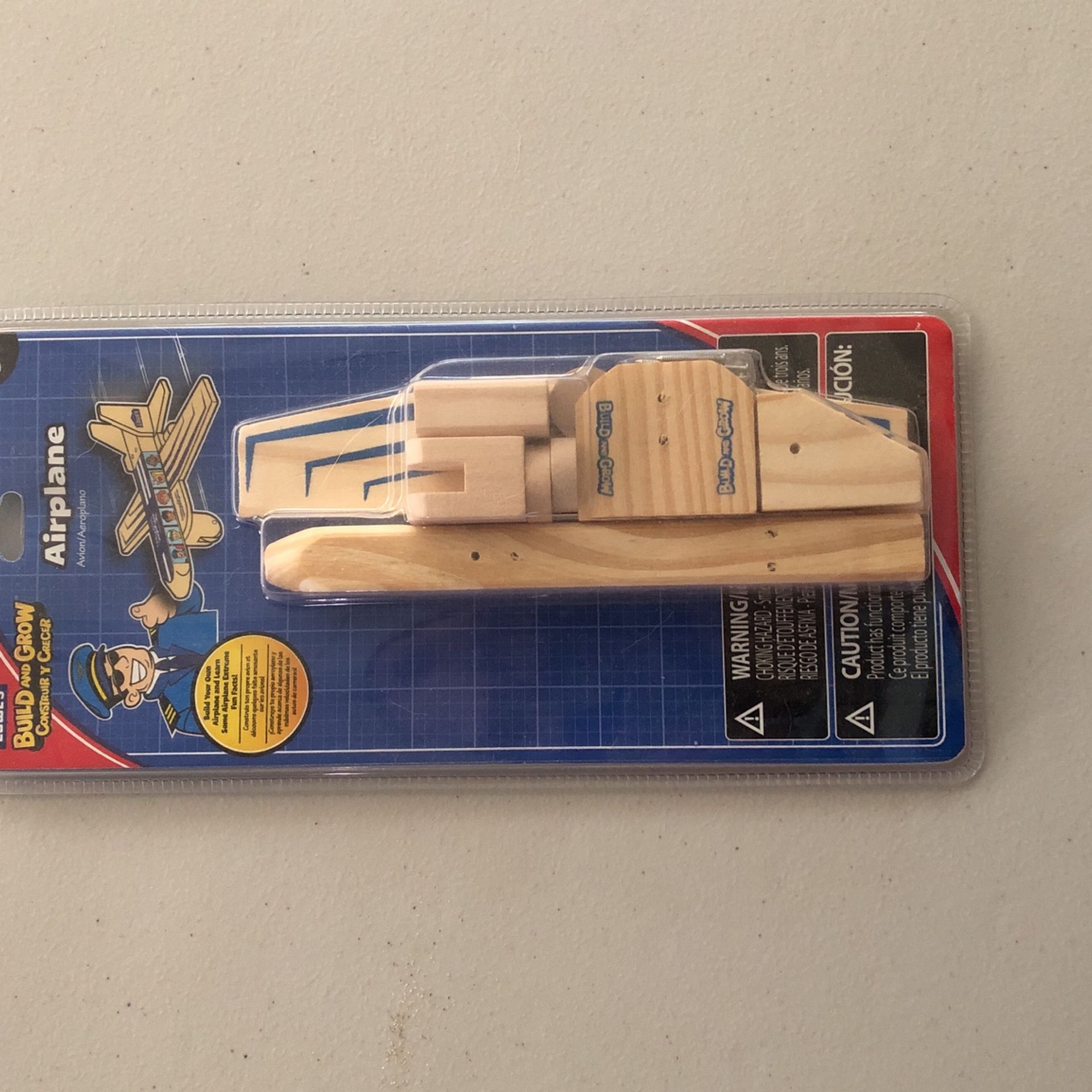 Build Abs Grow Wood Airplane Kids 5+ Years Old