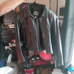 Rose Leather Jacket Route 66