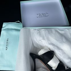 BLACK AQUAZURRA BRAND NEW. SIZE 8.5