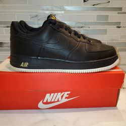 Nike Air Force One Low Black Edition.  Size 10 Men's 