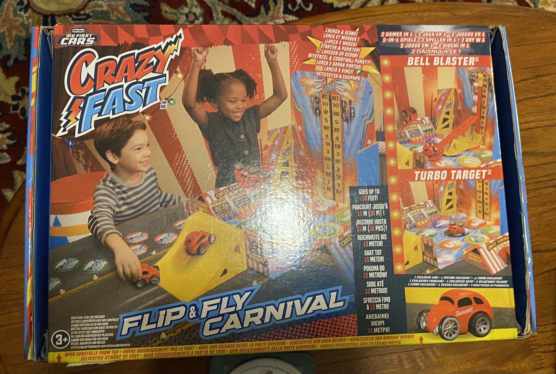 LITTLE TIKES CRAZY FAST FLIP & FLY  CARNIVAL PLAYSET NEW