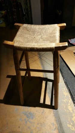 Stool wicker