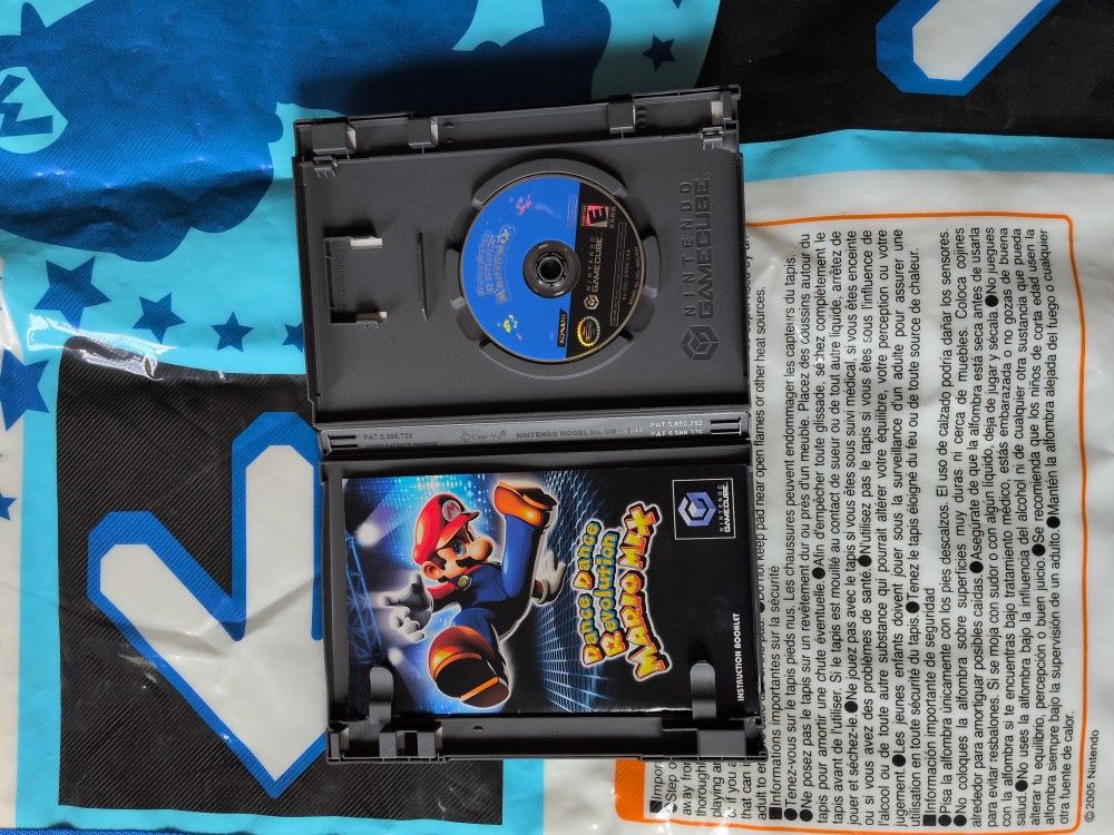 Nintendo GameCube DDR Mario Mix Dance Dance Revolution Game Mat