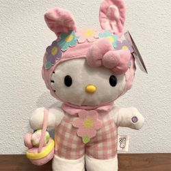 Hello Kitty Easter Plush - Singing Side Stepper 