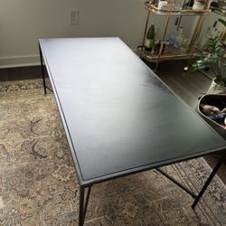 Matte black Wayfair coffee table 