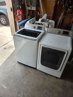 Samsung Washer And Electric Dryer Large Capacity