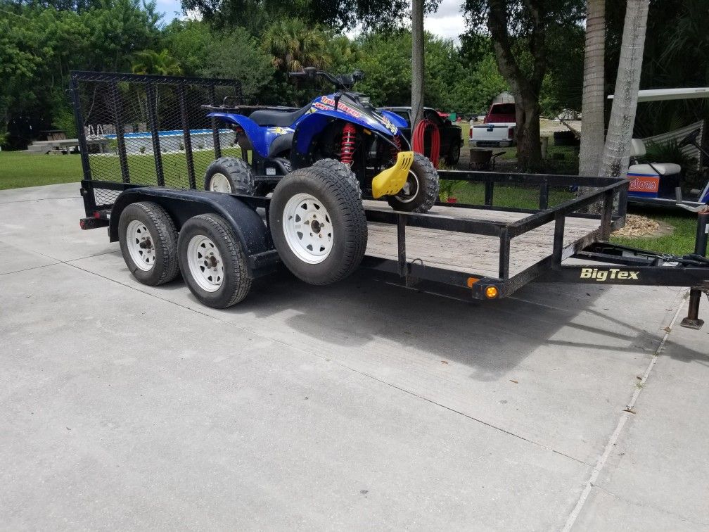 Trailer and four wheeler