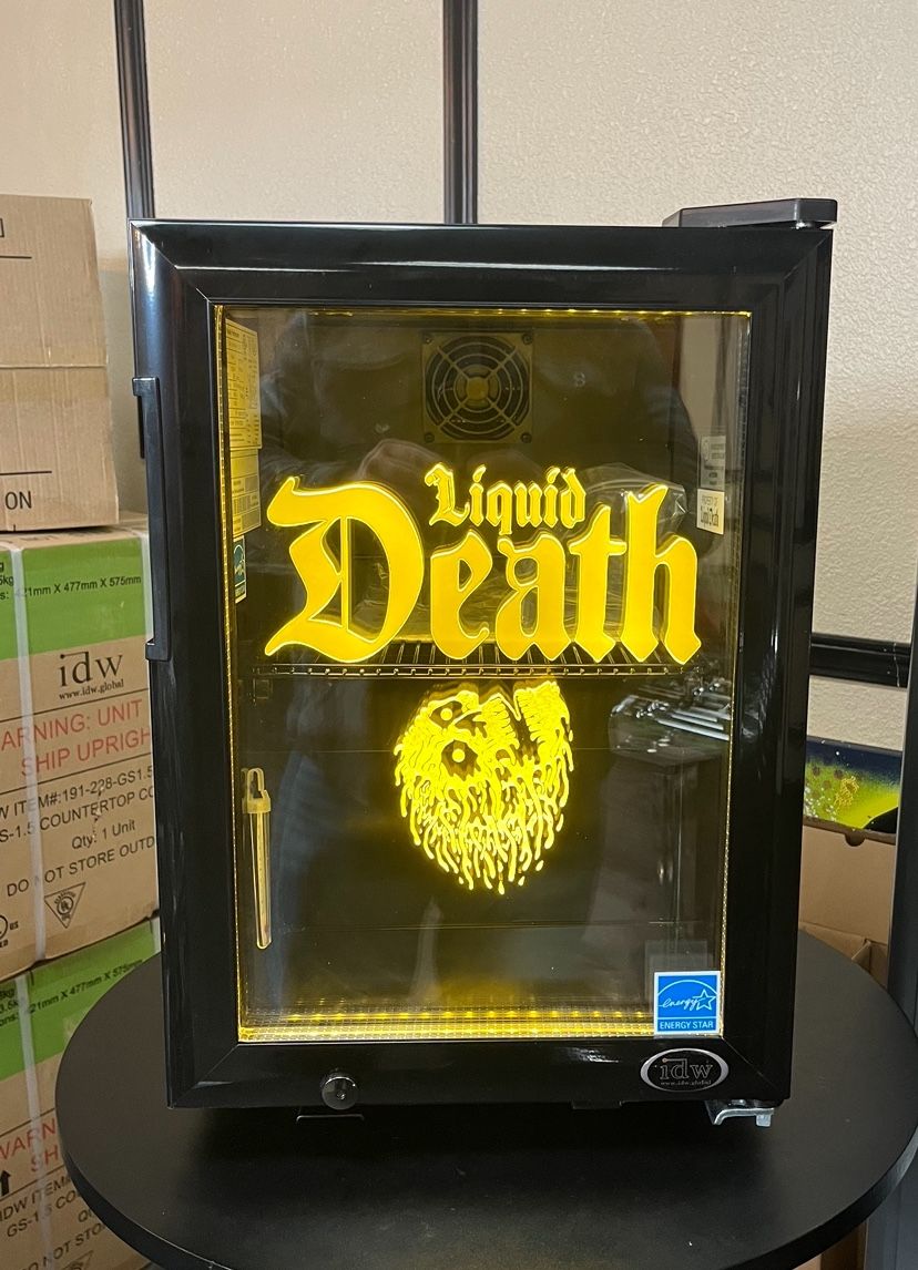 Liquid Death Mini Fridge