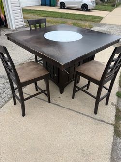Table and chairs