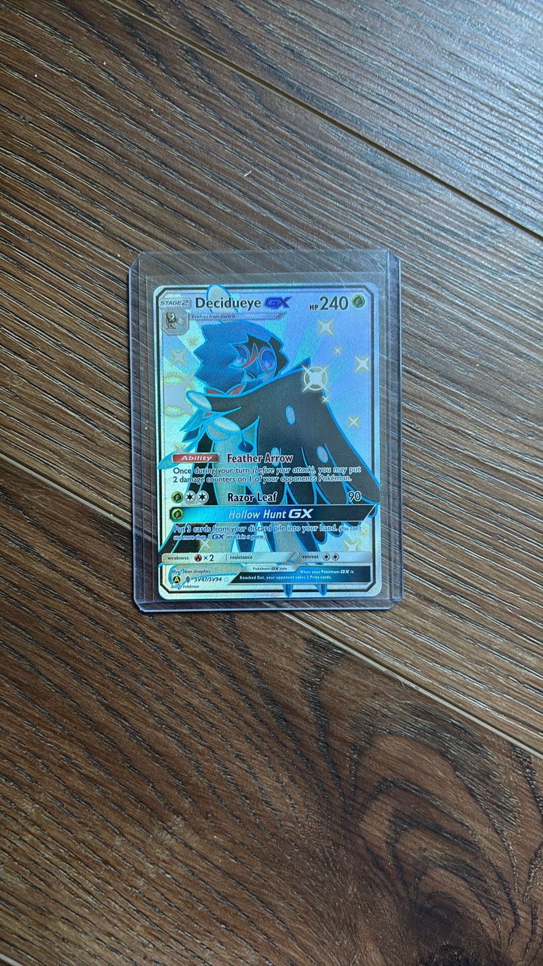 Shiny Decidueye GX - Hidden Fates