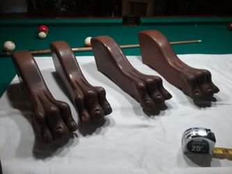Antique Oak Claw Feet
