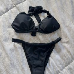 New Beautiful  Black ⚫️ Bathing Suit Size SMALL.  SEE PHOTOS.  CASH PICKUP ONLY 