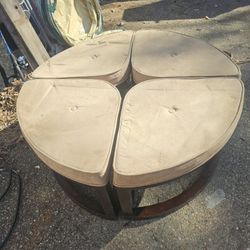 Price Is Firm.. Beautiful Round Ottoman /Stools