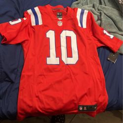 Throwback Patriots Medium Mac Jones Jersey
