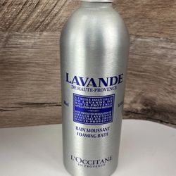 L’occitane Lavende De Haute Provence Lavender Foaming Bath Soap 16.9 oz New