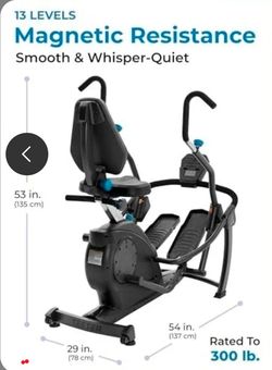 Teeter Freestep LT3 Recumbent Crosstrainer
