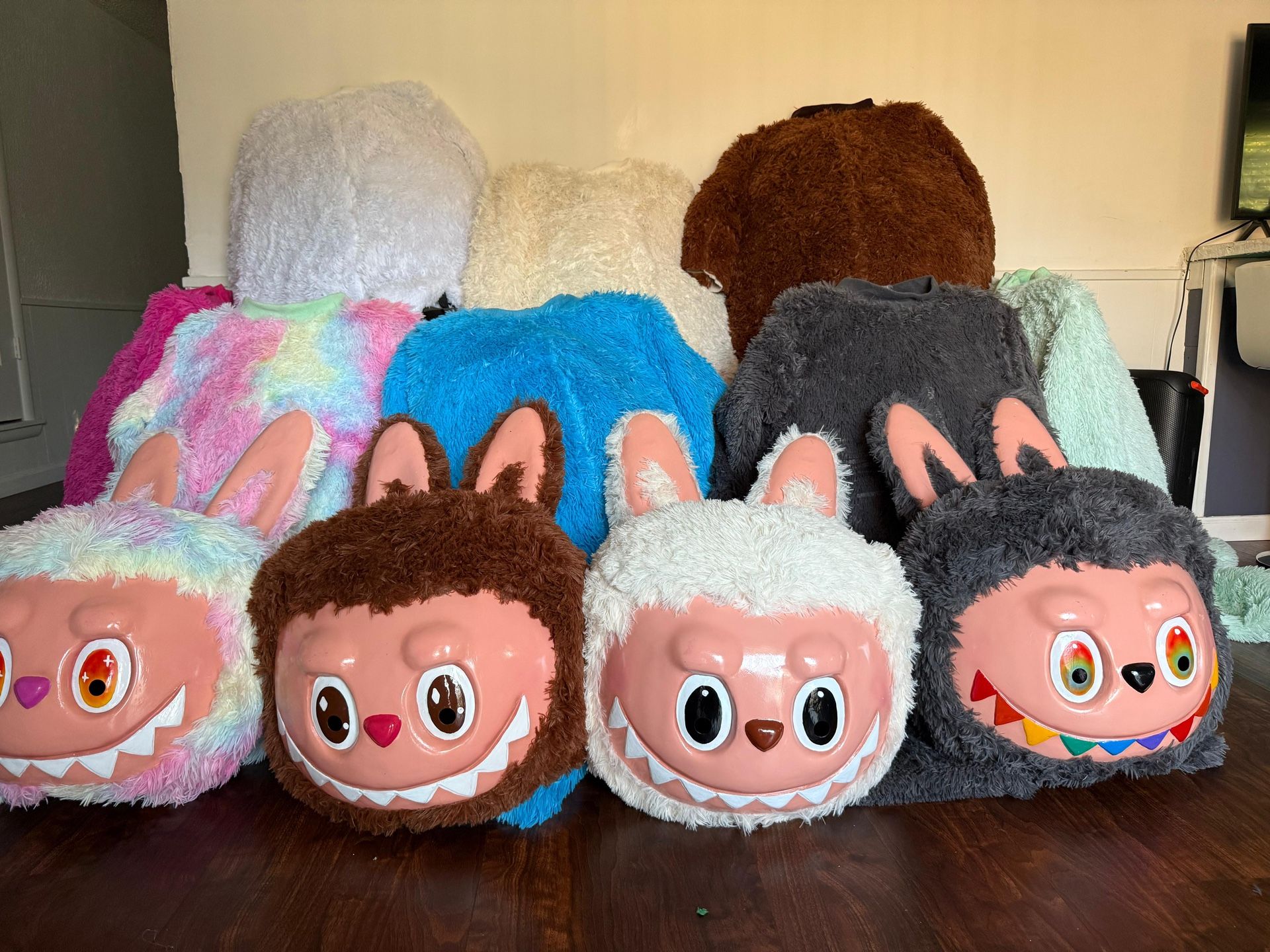 π New Handmade Lububu Mascot Costum-One-of-a-Kind, Great For Events & Cosplay!