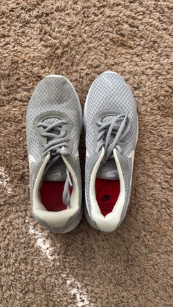 Nike Gray Mesh Low-Top Sneakers