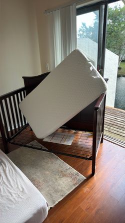 Free Crib With Free Memory Foam Mattress