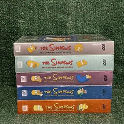 The Simpsons Series 1-5 DVD Lot Season 1-5 Complete. Fast Shipping!