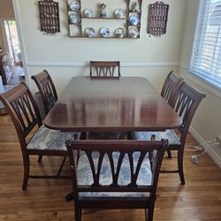 Antique Dining Room Table And Chairs 