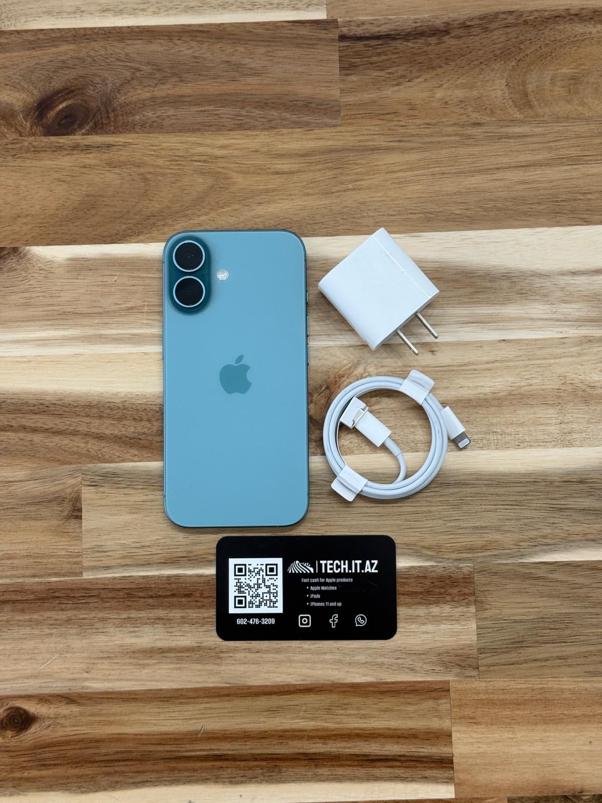 📱 iPhone 16 | 128GB | Teal | Verizon Only | Hablo Español