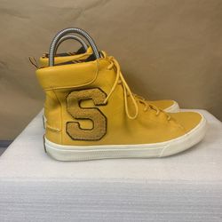 Men’s Sperry Striper II High Top Leather Sneakers Size 11