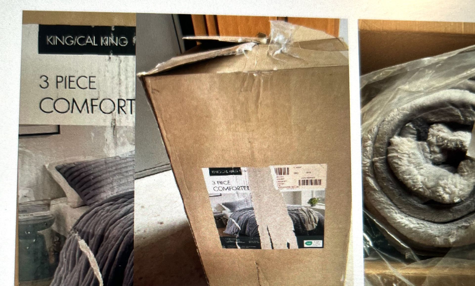 Chelsea Square Avril Fluffy Ribbed Plush Comforter Set