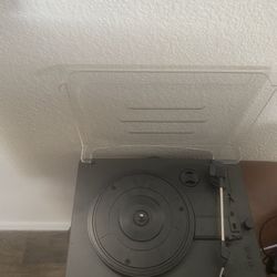 LED Record Player With Bluetooth® Speaker & Radio