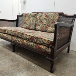 Antique Settee Caned Sofa